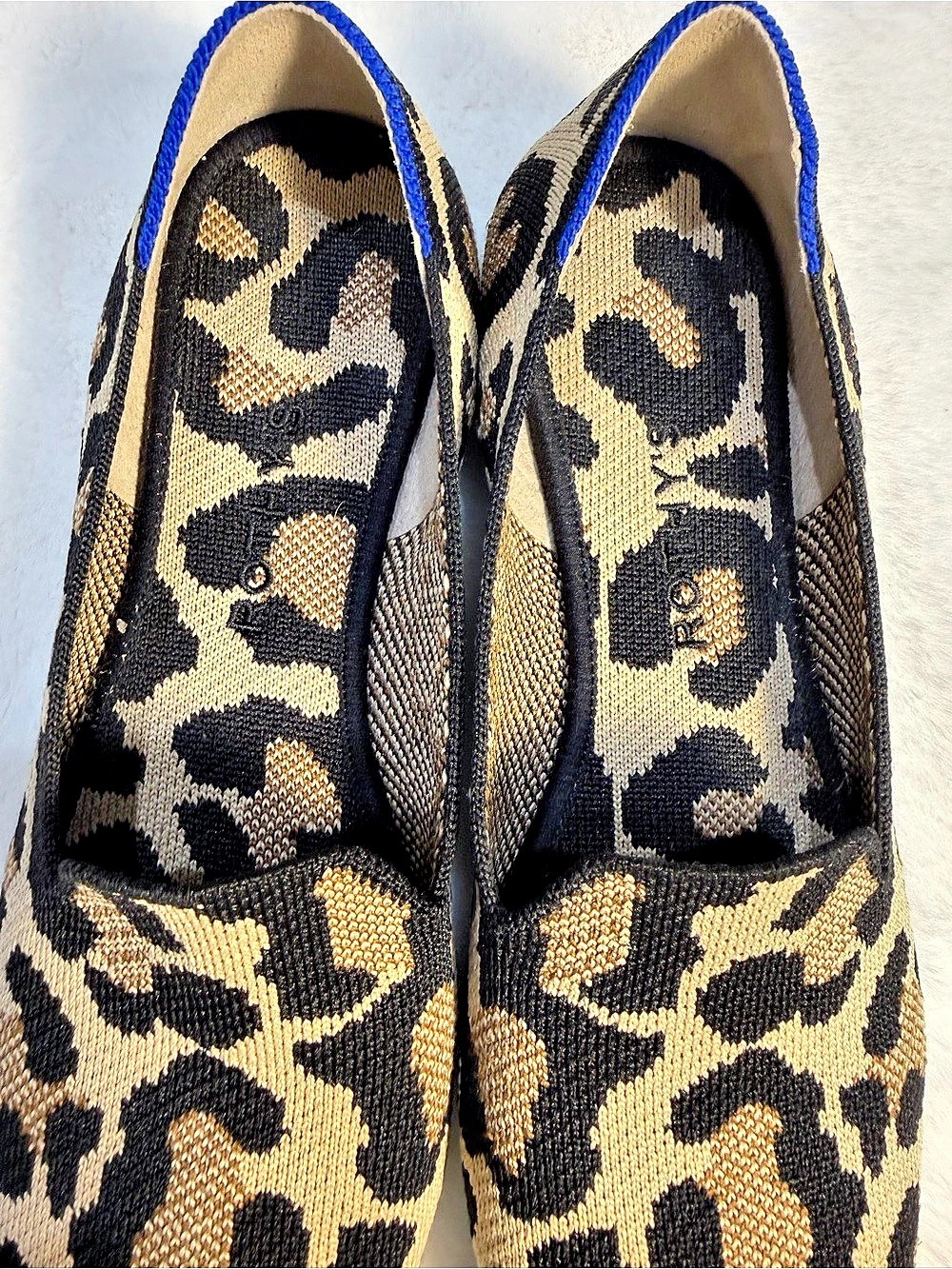 Rothy's The Loafer Leopard Print Flats Size 8 - Picture 9 of 11
